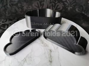 Flat Cloud 3 Piece Mold