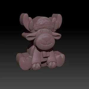 Cute Reindeer 3 Piece Mold