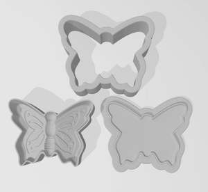 Butterfly 3 Piece Bath Bomb Mold