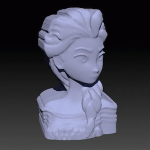 Elsa 3 Piece Mold