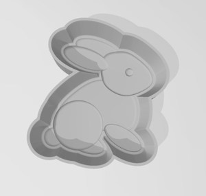 Bunny 1 Piece Mold