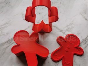 Gingerbread Man 3 Piece Mold