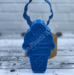 Ice Cream 3 Piece Mold