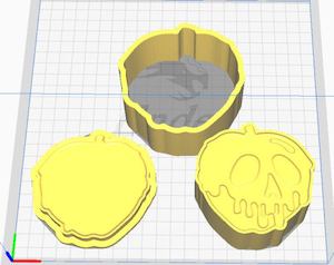 Printing: Poisoned Apple 3 Piece Mold