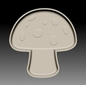 Mushroom 1 Piece Mold