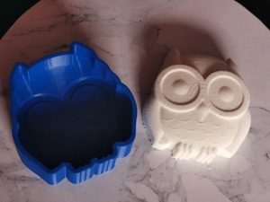 Feathered Owl 1 Piece Mold