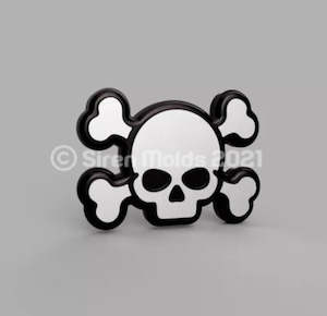 Crossbones 3 Piece Bath Bomb Mold