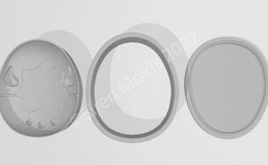 Tamagotchi 3 Piece Mold