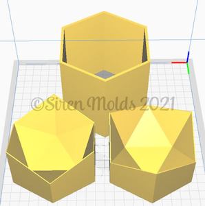 D20 3 Piece Mold