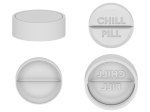 Chill Pill Puck 3 Piece Mold