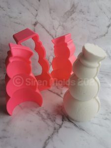 Printing: Tall Snowman 3 Piece Mold