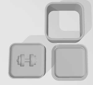 Dumbells 3 Piece Mold