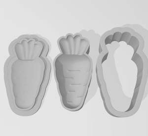 Printing: Rounded Carrot 3 Piece Mold