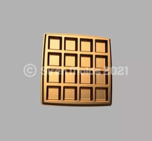 Square Waffle 3 Piece Mold