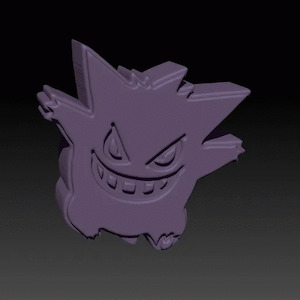 Gengar Pokemon 3 Piece Mold