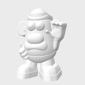 Spud Man 3 Piece Mold