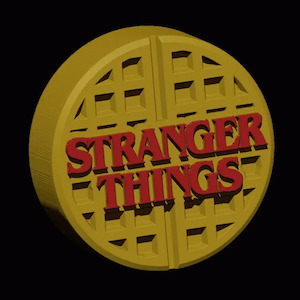 Stranger Things Waffle 3 Piece Mold