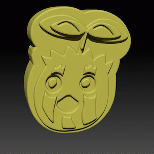 Sunkern Pokemon 3 Piece Mold