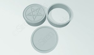 Pentagram 3 Piece Mold