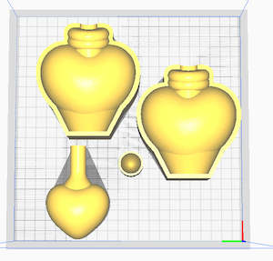 Printing: Potion Bottle Bombshell 4 Piece Mold