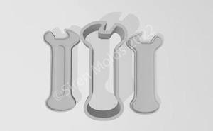 Printing: Tool Spanner 3 Piece Mold