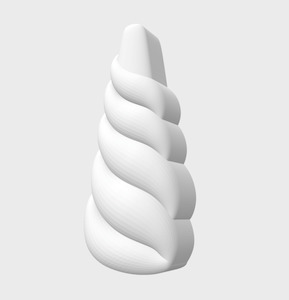 Unicorn Horn 3 Piece Mold