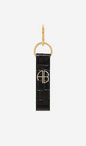 Anine Bing | Cruise Key Chain - Black Embossed