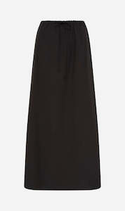 Clothing: Matteau | Drawcord Skirt - Black