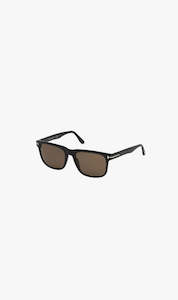 Clothing: Tom Ford | Stephenson FT0775 01H 56 - Black Brown Pol