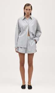 Marle | Edie Shirt - Cerulean Stripe