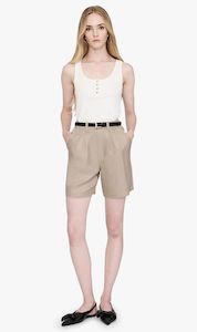 Clothing: Anine Bing | Carrie Short - Oatmeal