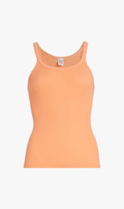 Clothing: RE/DONE | Ribbed Tank - Apricot