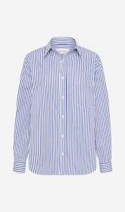 Matteau | Classic Stripe Shirt - Cobalt Stripe