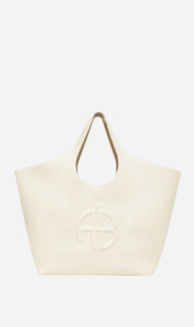 Clothing: Anine Bing | Lili Tote - Sand Pebbled