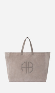 Anine Bing | XL Rio Tote - Taupe Suede