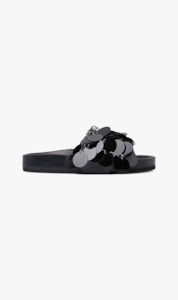 Paco Rabanne | Sparkle Sandal Flip Flop - Black