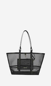 Clothing: Deadly Ponies | Mr Bandit Tote - Black Mesh