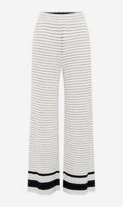 Camilla and Marc | Reef Knit Pant - Cream/Black