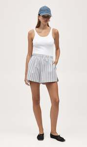 Marle | Alisa Short - Cerulean Stripe