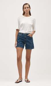 Clothing: Marle | Curve Seam Short - Heritage Blue