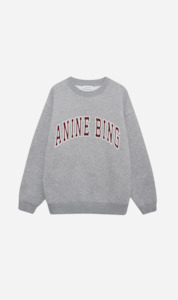 Anine Bing | Spencer Sweatshirt - Medium Heather Grey