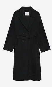 Clothing: Anine Bing | Dylan Coat - Black Cashmere