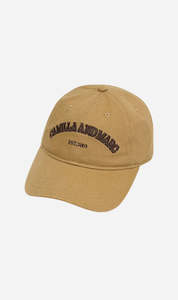 Clothing: Camilla and Marc | Myla Cap - Tan/Chocolate