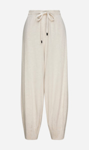 Bassike | Voluminous Jersey Pant - Oat Marl