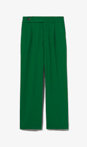 Proenza Schouler White Label | Drapey Suiting Wide Leg Pant - Green