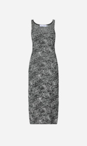 Clothing: Proenza Schouler White Label | Speckle Knit Dress - Pearl/Black