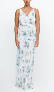 Bec + Bridge | Corrine V Maxi Dress - Watercolour Floral