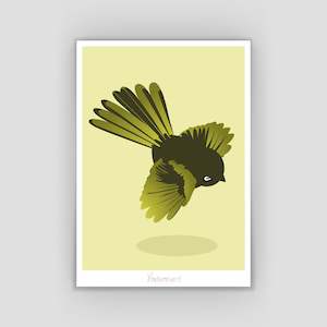 A4 Waxeye Print (Green)