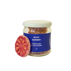 Freeze-dried Blood Orange Slices - Parched Drink Garnish