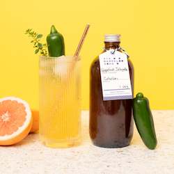 Grapefruit Jalapeño Soda Syrup